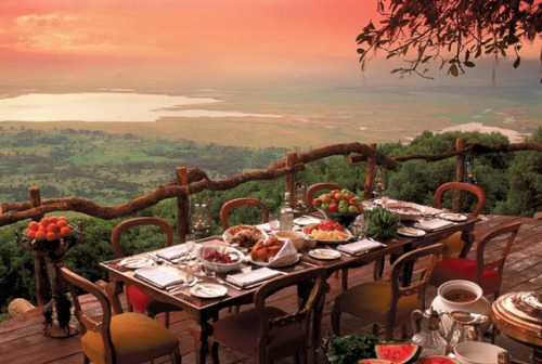 visitheworld:View from Ngorongoro Crater Lodge, Tanzania (by safari-partners).