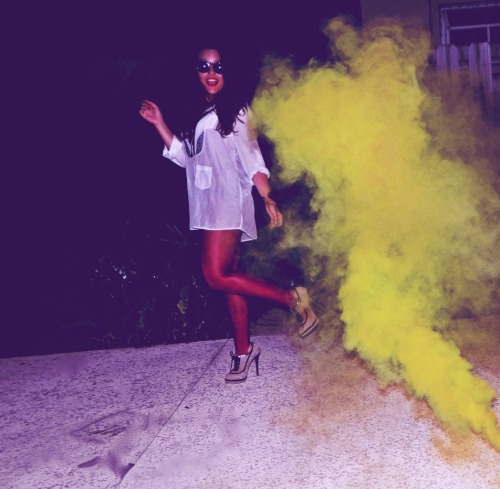 colored smoke