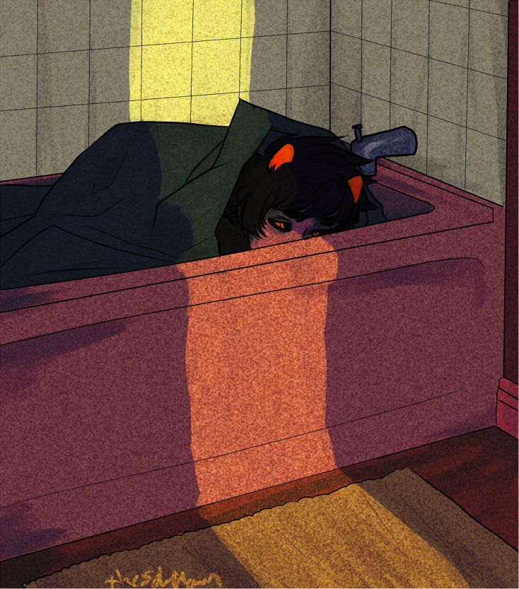 strifestuck:  sassygayhomosexual:  pizzapounder:  au in which Karkat flees to Earth
