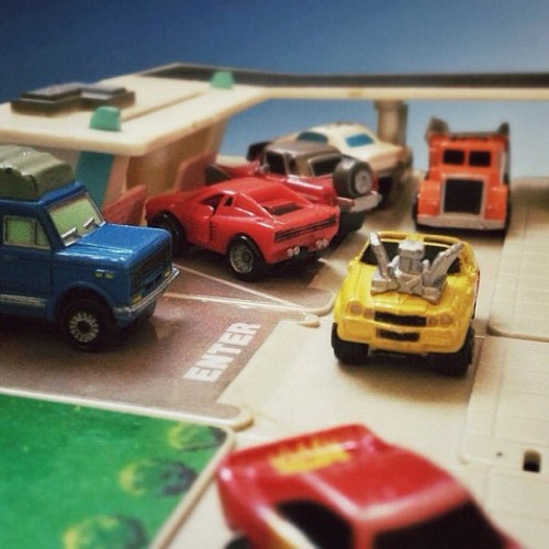 Stumbled upon my old #micromachines collection! Circa 1988 even though I’m a 90s kid. I wonder if this stuff is worth anything… #tbt #timecapsule (Taken with Instagram)