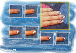 nailpornography:  DIY Shark Nails! 