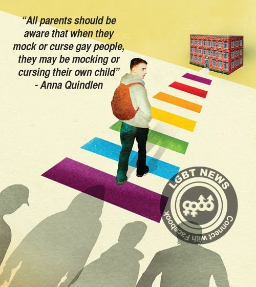 itsoktobegay101:
“ Fact: Straight parents raise gay kids.
Unfortunate fact: Homophobic parents raise gay kids.
Startling Fact: 40% of homeless youth are LGBT kids.
”