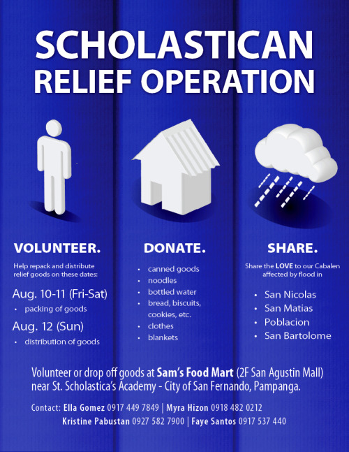 Our Cabalen in Pampanga need your help!
Because of the nonstop rain, floodwaters breached the Tail Dike causing a rapid rise in water levels. Families are stranded in their homes, with no electricity and running out of food and drinking water.
You...