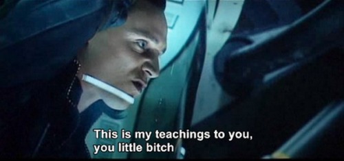 distracted-by-hiddles: hurricane-head: first-player: Chinese Bootleg’s Subtitles For ‘Th