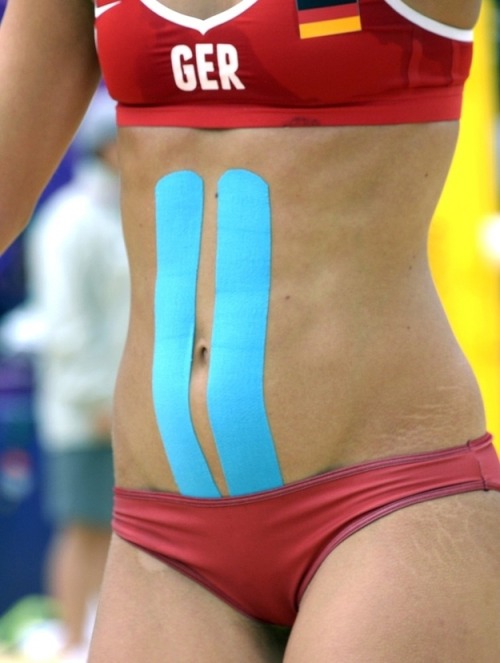 Kinesio tape olympic volleyball women