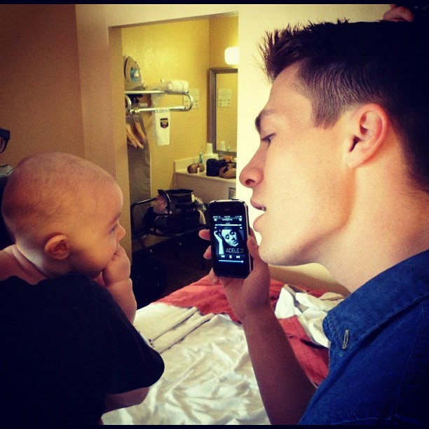 delly-cat:  adesus:  “@coltonlhaynes: Adele is the only thing that makes baby Christian