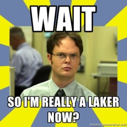 oystaknows:  Dwight Is Confused Over The Trade 