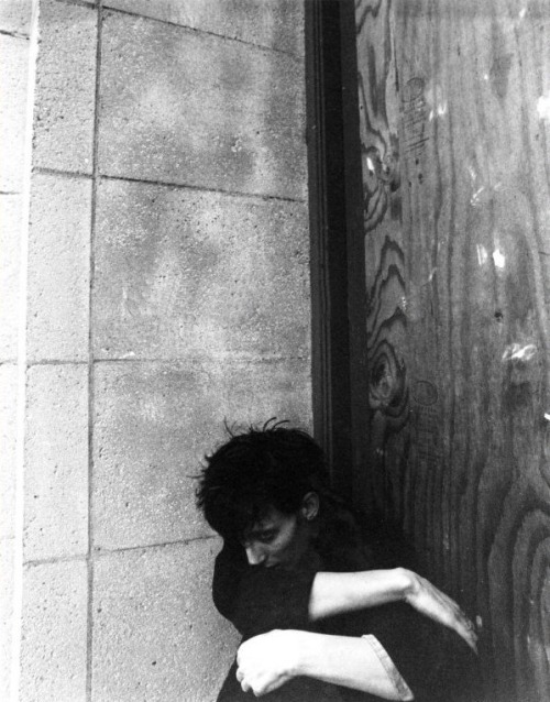 gorgonetta:  [B/w photo of Rowland S. Howard, crouched in a corner] 