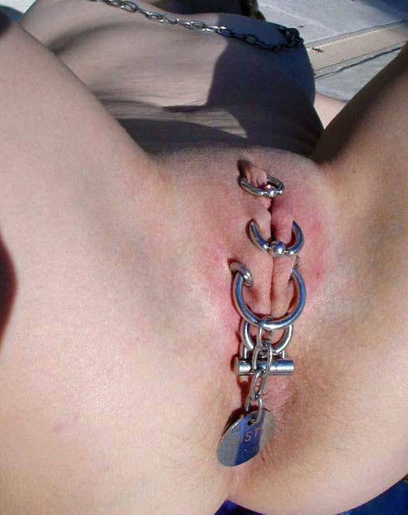 Nipple and clit piercing