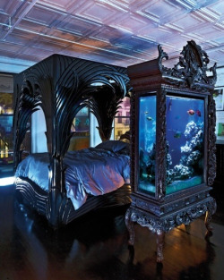 bonesy-dekay:  gothiccharmschool:  Attention StuntHusband: I have found the fish tank for our future haunted mansion ElderGoth rest home.  Holy shit. 