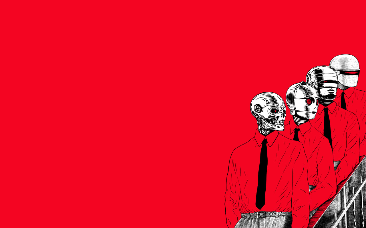 Album Wallpapers - Kraftwerk, Robots