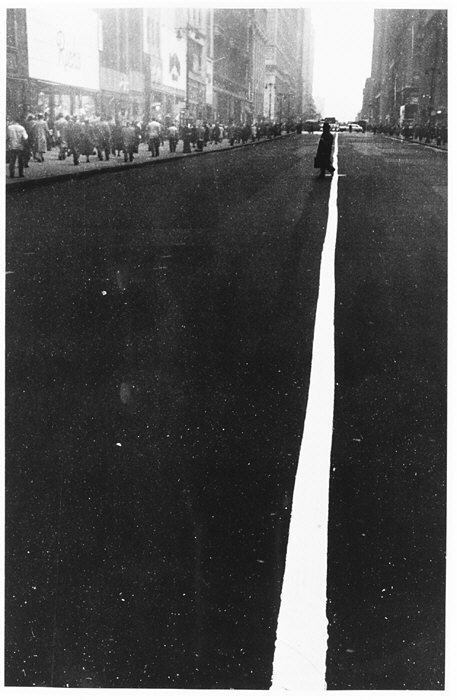 Robert Frank
Pedestrian Crossing Center White Line on 34th Street, NY, 1948
From The Metropolitan Museum of Art