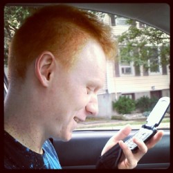 I&rsquo;m willing to spend a four hour car ride with this guy. True love, I guess. (Taken with Instagram)