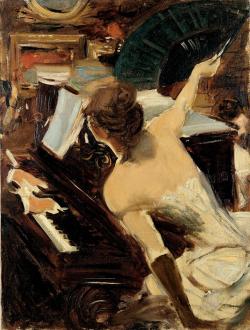 Books0977: Giovanni Boldini.â The Singer Mondana.â 1884.