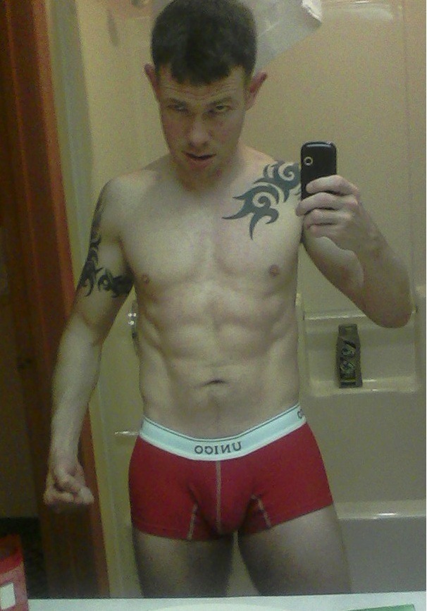 gaycomicgeek:  GayComicGeek almost naked in underwear. Really bored in my hotel room