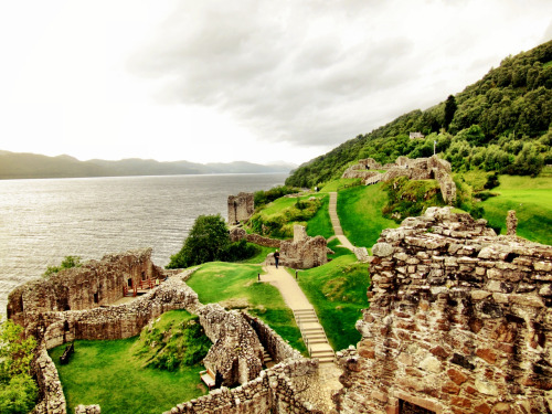 sippingearlgrey:Urquhart Castle Ruins - Loch Ness, Scotland