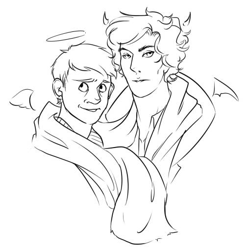 uncreativeart: I started reading Good Omens again, and then this happened.