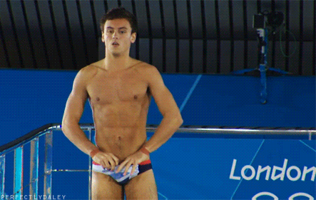 mish-elle:  to lighten the mood, enjoy this gif of Tom Daley adjusting his penis.