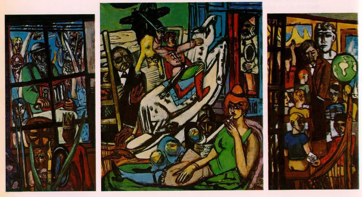 drawpaintprint: Max Beckmann, The Beginning. 1949. Metropolitan Museum of Art