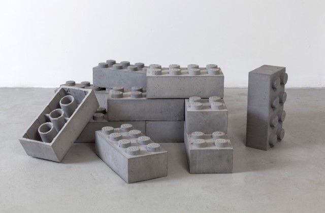 artpixie:  Concrete LEGO Blocks by Andrew Lewicki Each block measures 15 inches in