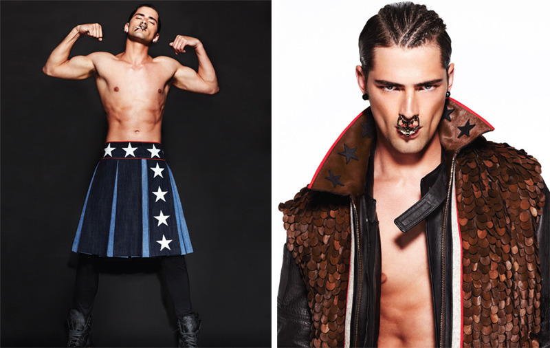 ahoraporlosdioses:  Sean O’Pry in Givenchy for DANSK 