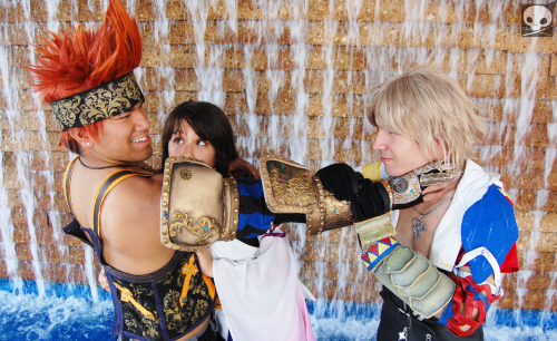 Otakon 2012 | Nikon D40 | Characters: Wakka, Yuna and Tidus | Cosplayers: Shinrajunkie, rosemel92, r