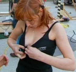   Mythbusters challenge ☠  - Post anything you want (Mythbusters related) Part 1. Kari Byron’s attractiveness appreciation.  