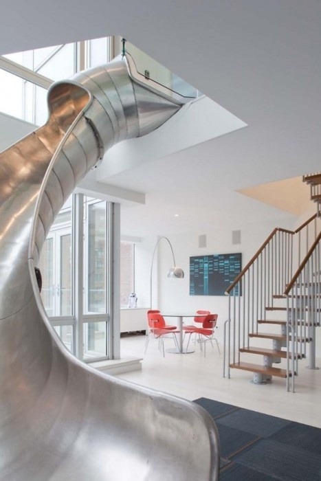 strongly thinking about a slide for my loft. Brilliant.