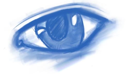 XXX Just a quick eye sketch to test my tablet. photo