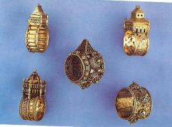  Antique Jewish wedding rings.  omg what