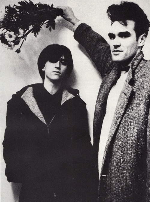 thesodomysoliloquies:Morrissey & Johnny Marr
