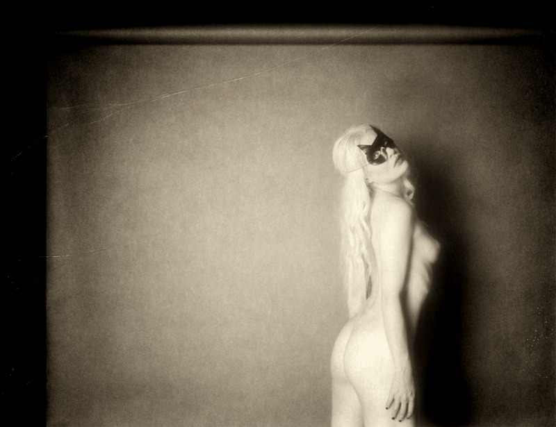 apneaimages:  Beautiful Elle at the Studio. Expired Polaroid 664http://www.facebook.com/Lambis.Stratoudakis.Photography 