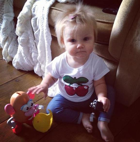 directionmustaches:  Happy 11 months Baby Lux  
