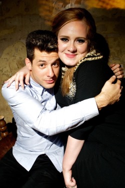 adelexlondon:  Adele &amp; Mark Ronson