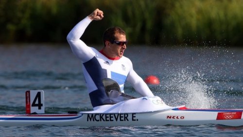 Ed McKeever wins gold for Team GB this morning in the K1 sprint