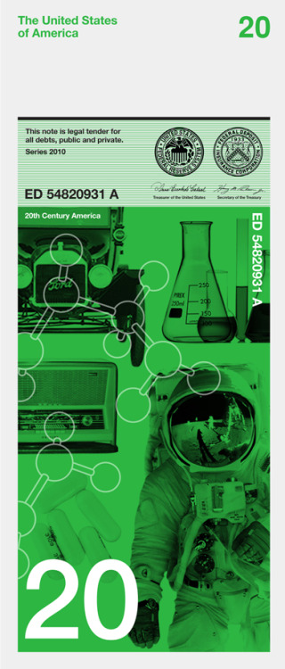 blue-eyed-hanji:crockertech: Dowling Duncan and redesigning the American Dollar:Why the size?We have
