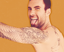 levine-adam:  “I spend most of my life naked. In fact, I often have to be told