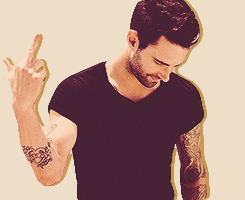 levine-adam:  “I spend most of my life naked. In fact, I often have to be told
