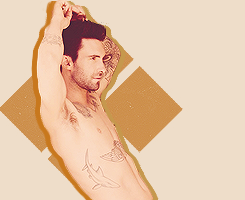 levine-adam:  “I spend most of my life naked. In fact, I often have to be told