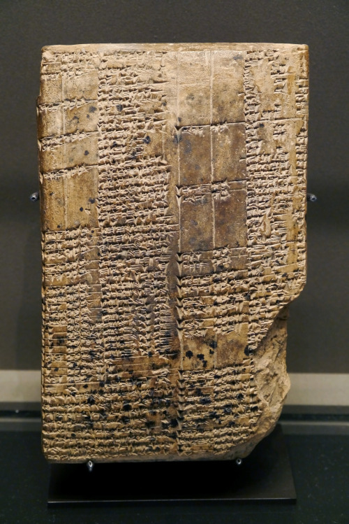 ancientart:Ancient dictionary from Warka, Uruk, thought to be one of the first. Dates to the middle 