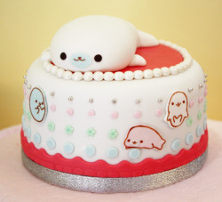 peecheh:  Mamegoma Cake by *KralleCries 