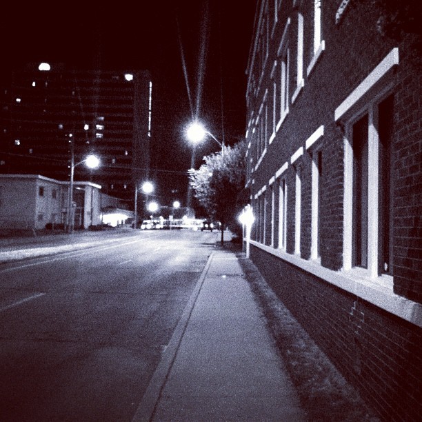 Street. (Taken with Instagram at Cellar Dweller Bar)