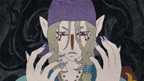 radvillain:  what show is this?    mononoke. It is weird and kind of terrible. Watch it and expand your horizons.