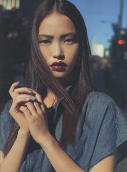 Seon Hwang photographed by Marissa Findlay and styled by Dan Ahwa for Fashion Quarterly Spring 2012