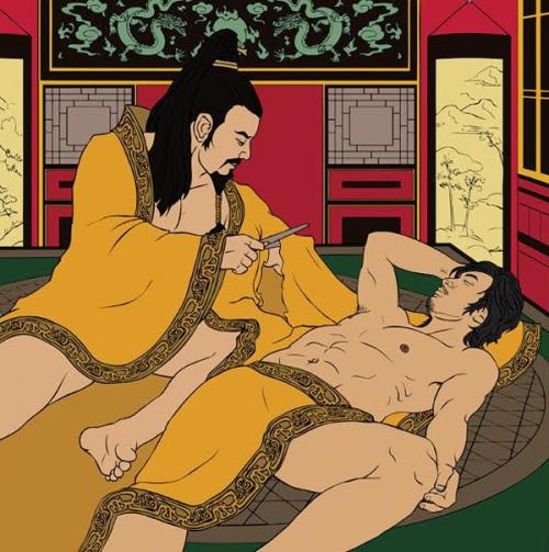 motherearthsign:fagraklett:Chinese emperor Ai of Han, fell in love with a minor official, a man name