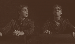  FAVORITE FRIENDSHIPS (in no particular order) 02. Fred & George Weasley→ The thing about growing up with Fred and George, is that you sort of start thinking anything’s possible if you’ve got enough nerve.   