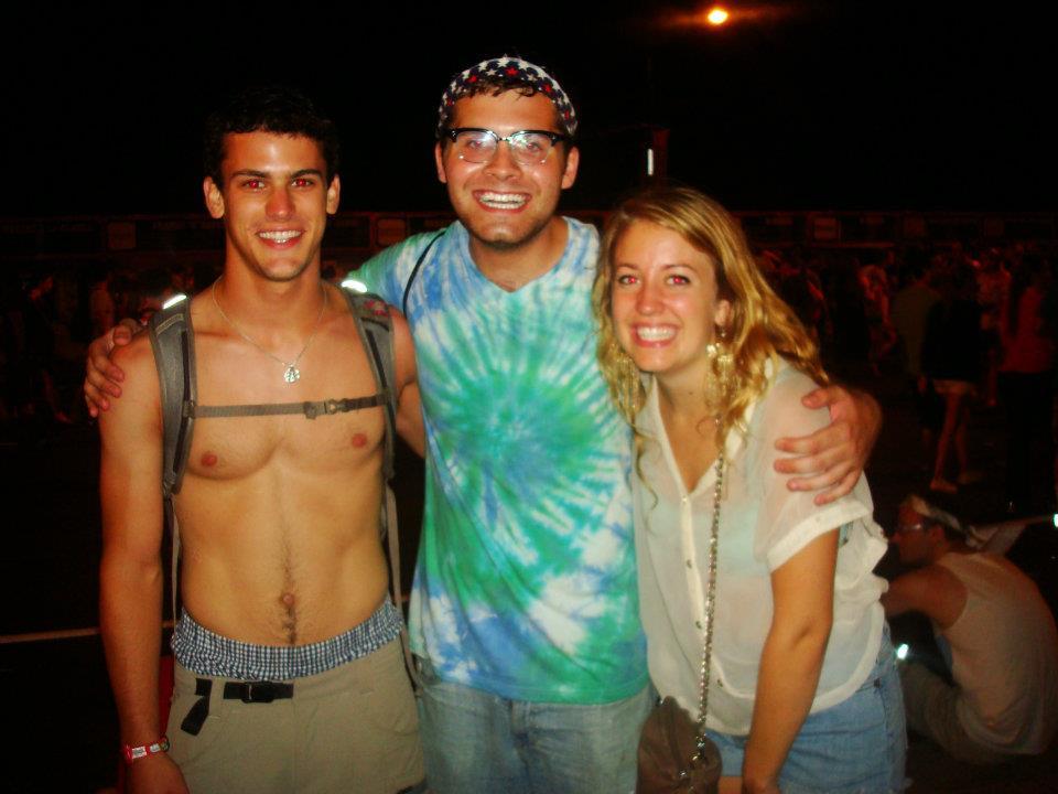 i want to go to there on Tumblr: just me and michael weisman from the glee  project at lollapalooza.