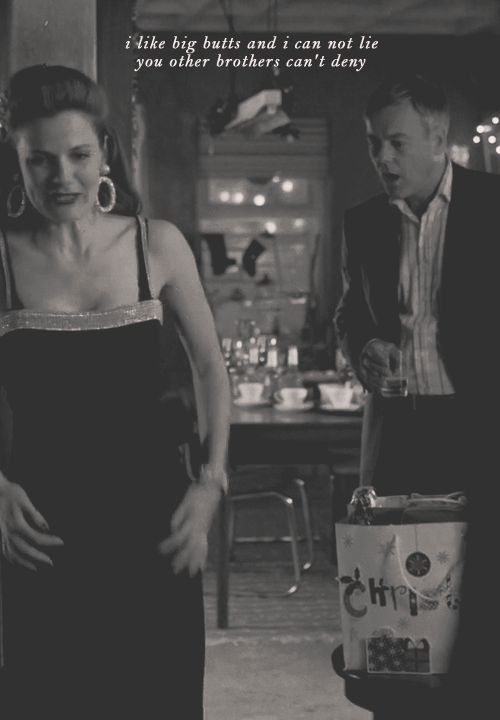 lestrade:that when a girl walks in with an itty bitty waist and a round thing in your face you get s