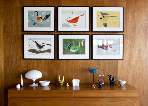 Charley Harper bird illustrations