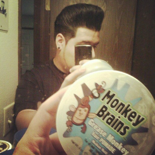 Ready for that Sunday night cruise.. thanx slick rick for the pomade it holds real nice. Stay greasy